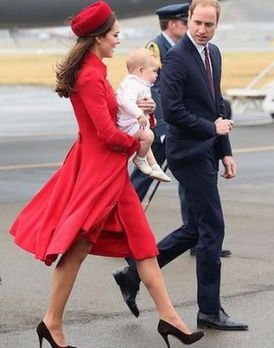 William, Catherine and George of Cambridge - New Zealand April 2014